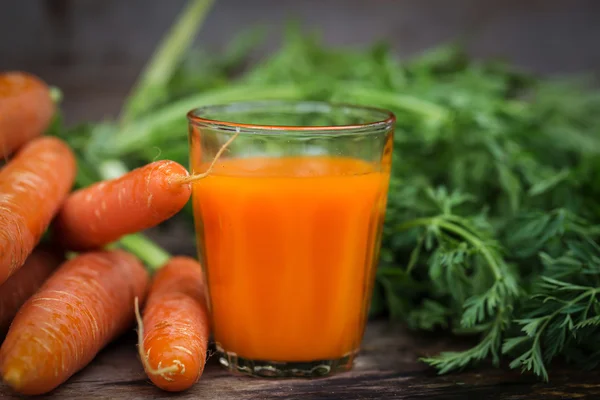 Suco de cenoura — Fotografia de Stock