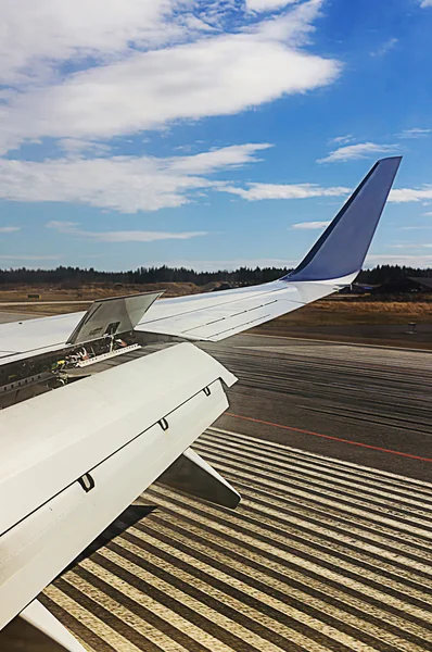 Vista do avião — Fotografia de Stock