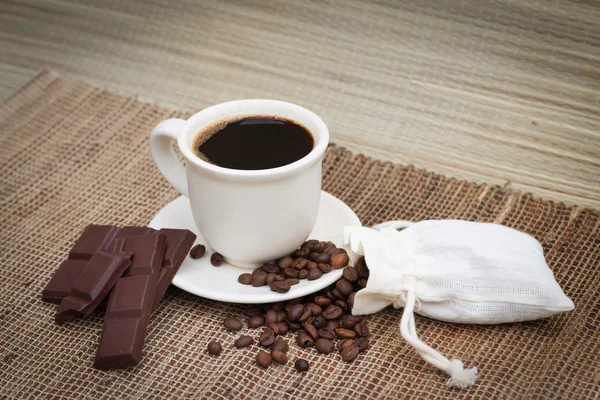 Café y chocolate — Foto de Stock