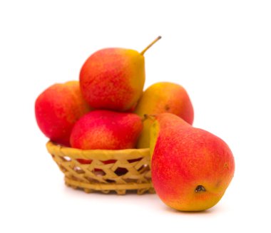 taze kırmızı armut