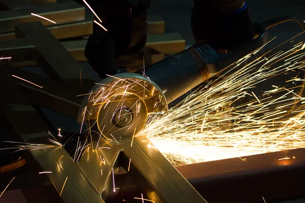 netlik ve aşındırıcı disk makine tarafından demir kesme