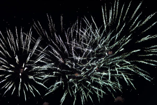 Fuegos artificiales con efecto bokeh —  Fotos de Stock