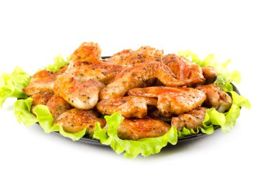 Kızarmış tavuk kanadı.