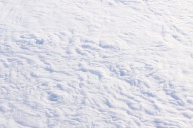 Uçağın penceresinden görüntü