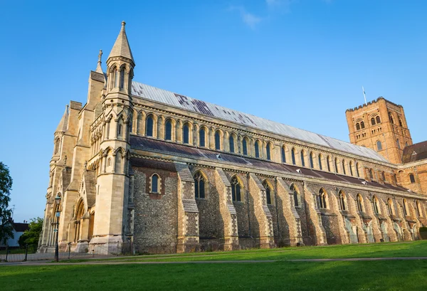 Katedra i Kościół opactwa Saint Alban St.Albans — Zdjęcie stockowe