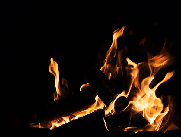Fuego en el horno — Foto de Stock