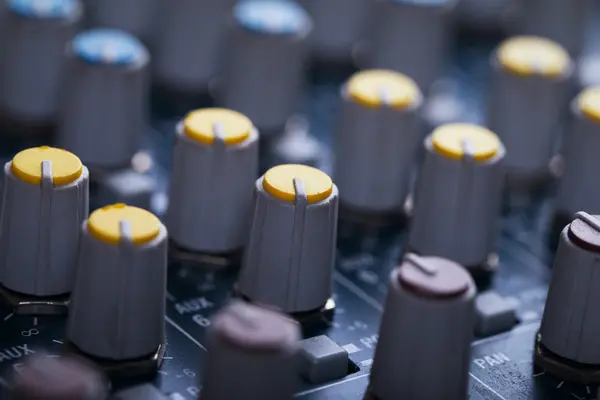 Consol mixer musicale — Foto Stock