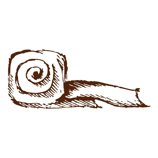 Ручной Рисунок Вектора Полотенца Дизайна Спа Центра — стоковый вектор