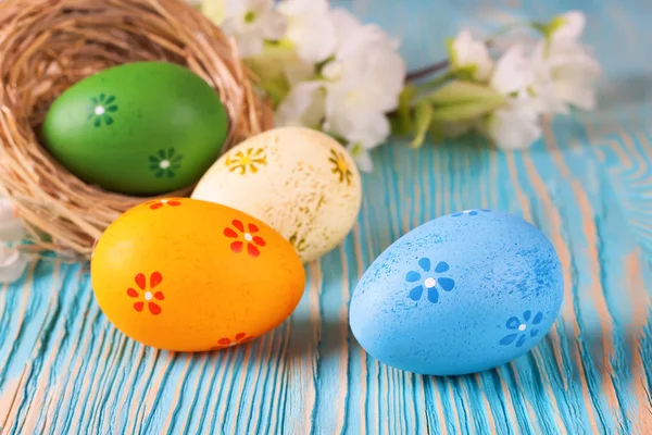 Colorful easter eggs — Stock Photo, Image