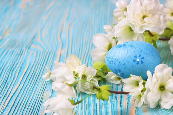 Blue easter egg — Stock Photo, Image