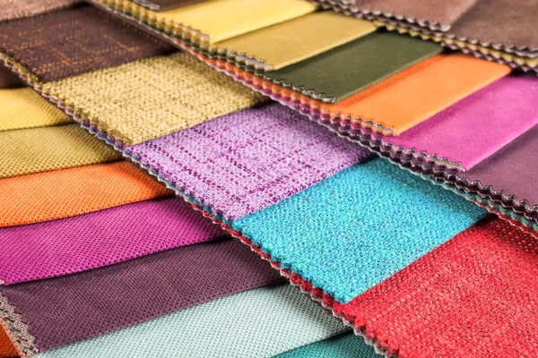 Muestras de tejido coloreado — Foto de Stock
