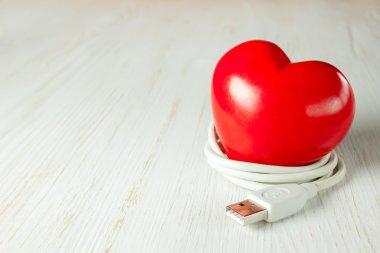 Kırmızı valentine kalp