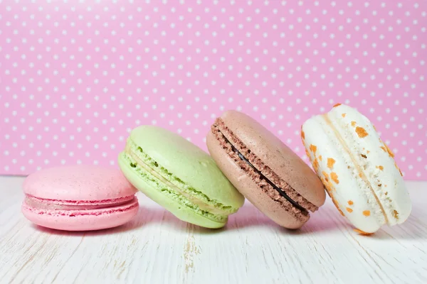 .dessert francuski macaroons — Zdjęcie stockowe