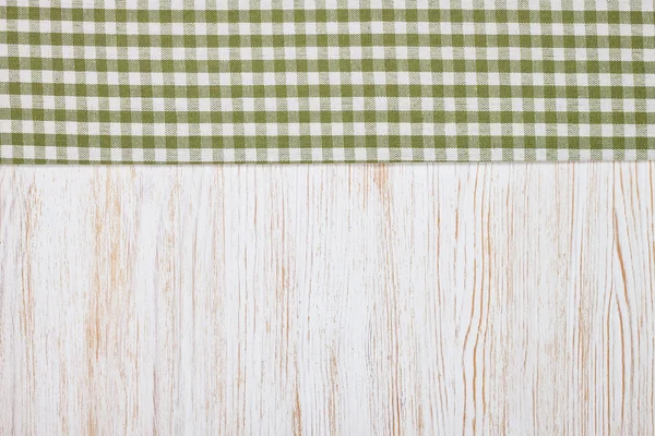 木製の背景にテーブル クロス繊維テクスチャ — ストック写真