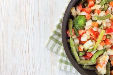 dondurulmuş sebze karışımı