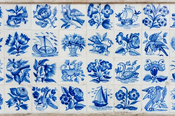 Azulejos - fayans kimden Portekiz - Stok İmaj