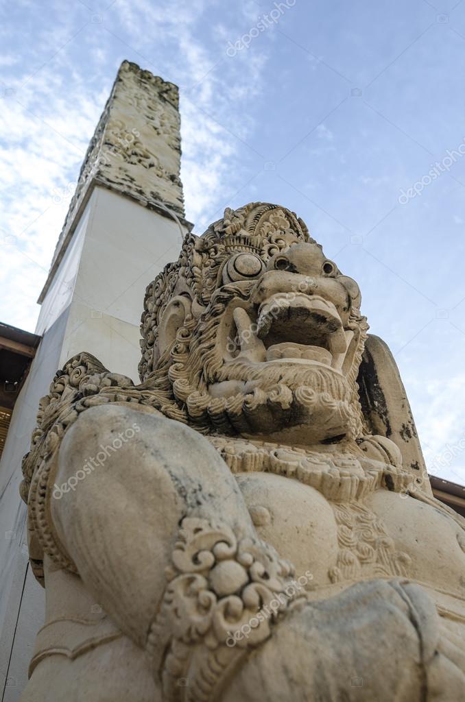 Sculpture balinaise Bali  Indon sie  Photographie lcchew 