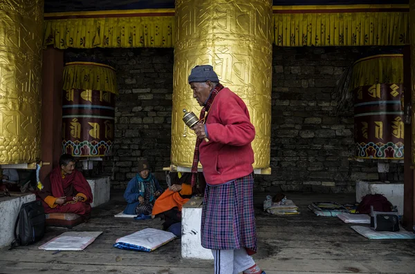 Narodowej Pamięci Chorten Thimphu Miasto Stolicy Bhutanu Był — Zdjęcie stockowe