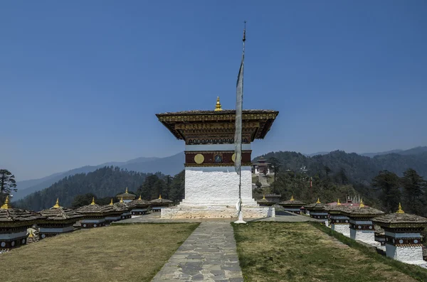 Przełęcz Dochula, Punakha, Bhutan — Zdjęcie stockowe