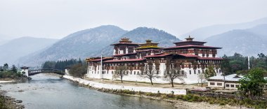 Punakha Dzong kış, Bhutan