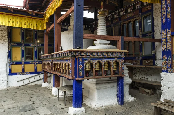 Kyichu Lhakhang Temple Paro Butão Também Conhecido Como Kyerchu Temple — Fotografia de Stock