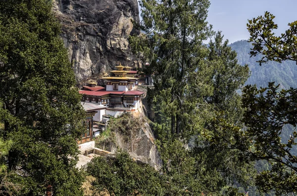 Monastère Taktshang Bhoutan Tigers Nest Monastère Également Connu Sous Nom — Photo