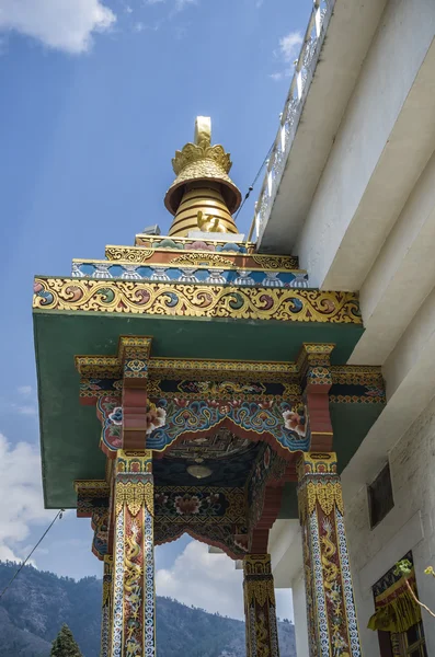 Den nationella minnesmärke Chorten ligger i Thimphu, Bhutan. — Stockfoto