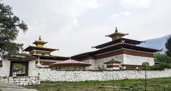 Paro Butão Abril 2016 Kyichu Lhakhang Templo Mosteiro Mais Antigo — Fotografia de Stock