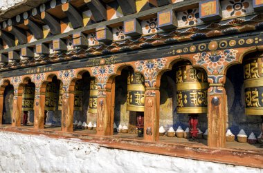Bhutan Budizm dua tekerlekleri Kyichu Lhakhang Tapınağı,: Paro, Bhutan