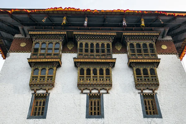 Punakha Punakha 要塞或 Pungthang Dewachen 伟大的幸福宫殿 Phodrang 不丹的旧首都 — 图库照片