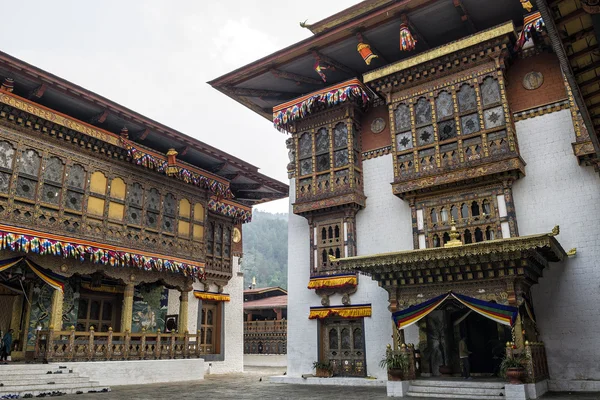 プナカ ブータン プナカ ブータンの古都プナカで Pungthang Dewachen Phodrang 偉大な幸福の宮殿 — ストック写真