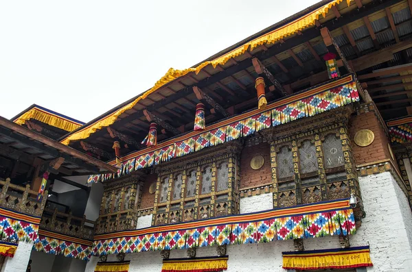 Пунакха Дзонг Бутан Дворец Великого Счастья Punakha Dzong Pungthang Dewachen — стоковое фото