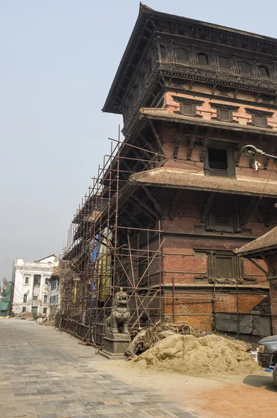 Durbar Square Poškozené Velkém Zemětřesení Roce 2015 Káthmándú Nepál — Stock fotografie