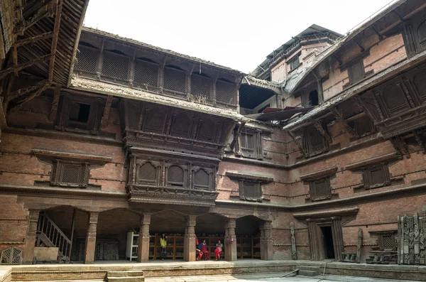 Kathmandu Nepál Dubna 2016 Basantapur Durbar Velkém Zemětřesení Roce 2015 — Stock fotografie