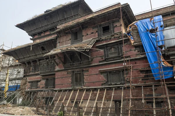 Durbar Square Damaged Major Earthquake 2015 Kathmandu Nepal — Stock Photo, Image