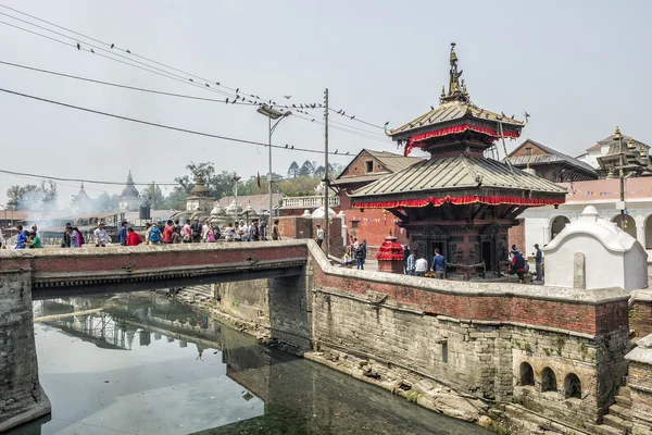 Świątynia Paszupatinath Katmandu Nepal Służy Jako Siedziba Narodowego Bóstwa Lorda — Zdjęcie stockowe