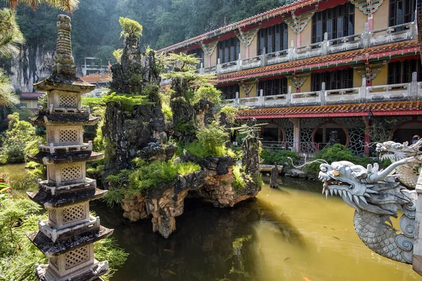 Sam Poh Tong Temple Ipoh Maleisië Het Grootste Grot Tempel — Stockfoto