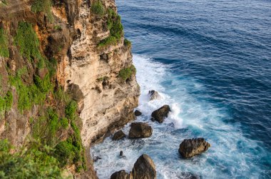 Yüksek Cliff Uluwatu Tapınağı, Bali, Endonezya