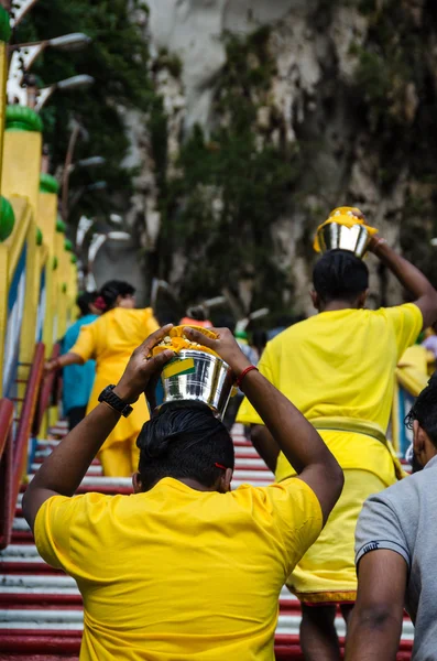 Thaipusam w świątyni Batu Caves, Malezja Zdjęcie Stockowe