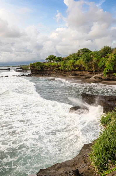 Tanah Lot Beach, Bali, Indonezja — Zdjęcie stockowe