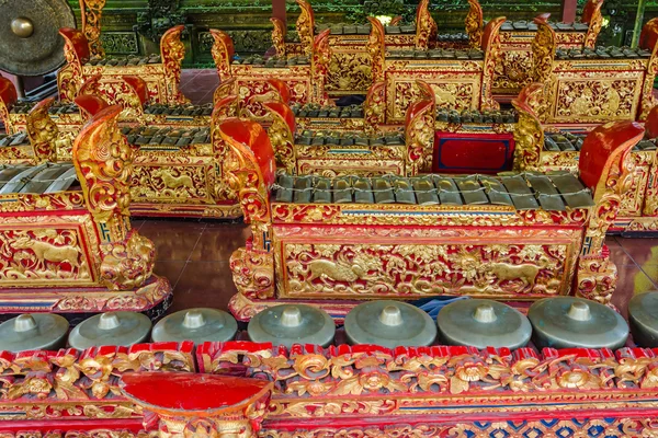 Tradycyjne instrumenty muzyczne, Bali, Indonezja Obrazy Stockowe bez tantiem