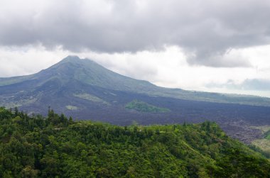 Volkan Mount görünümünden Kintamani, Bali, Endonezya