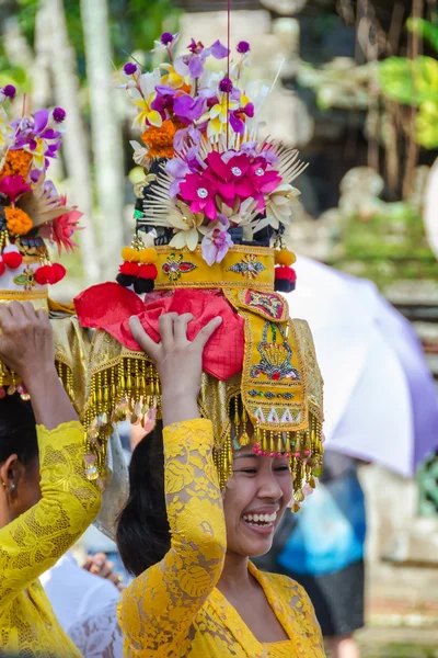 Desfile de Ogoh-ogoh y día de Nyepi en Ubud, Bali, Indonesia —  Fotos de Stock