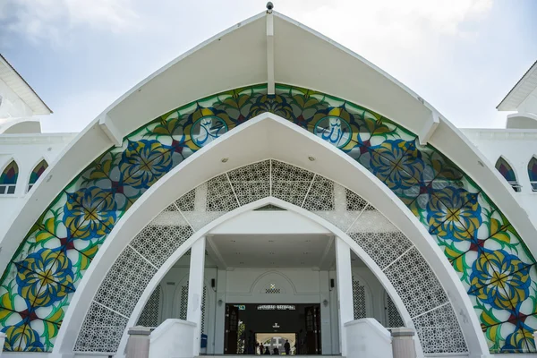 Piękno cieśninę Malakka Meczet, Malakka, Malezja — Zdjęcie stockowe