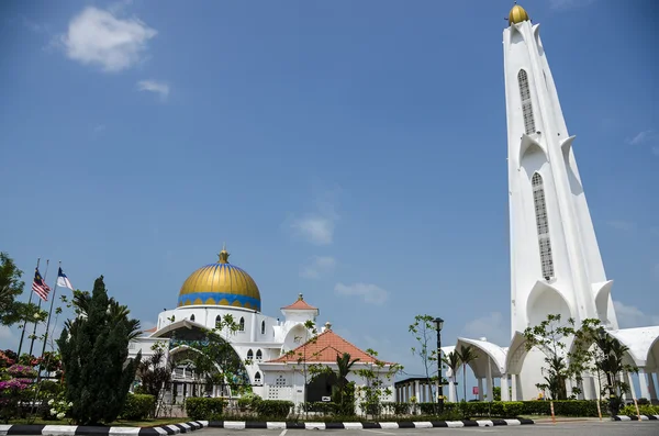 Piękno cieśninę Malakka Meczet, Malakka, Malezja — Zdjęcie stockowe