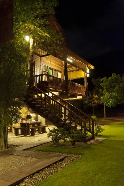 Ahşap ahşap housse gece