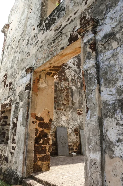A Famosa Fort Ruins on St Paul Hill — Stock Photo, Image