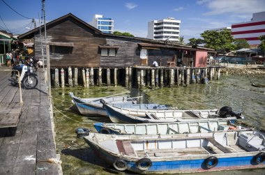 Çiğne Köy Jetty, Penang, Malezya
