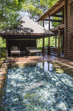 Yüzme havuzlu lüks ev