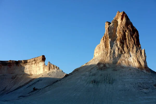 Boszhira Tract Western Kazakhstan Ουστυρένιο Οροπέδιο Αποξηραμένος Βυθός Της Αρχαίας Εικόνα Αρχείου